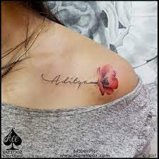 Google Image Result For Http Acetattooz Com Wp Content Uploads 2018 02 Name With Flower Tattoo Tattoos For Daughters Tattoos For Kids Tattoos With Kids Names