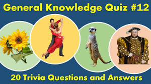 Read on for some hilarious trivia questions that will make your brain and your funny bone work overtime. General Knowledge Trivia Quiz 12 20 Trivia Questions And Answers With Photos And Pictures Youtube