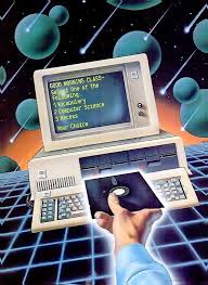 Danismm Educational Software For The Pc 1982 Retro Futurism Retro Illustration Aesthetic Art
