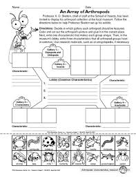 Science Worksheet Characteristics Of Arthropods The Mailbox Arthropods Science Worksheets Animals