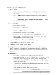 Eksperimen kejayaan kegagalan mendapatkan '1' bila dadu di '1' '2','3','4','5','6' lambung 20 kali mendapatkan seorang murid berat ideal bukan berat. Panduan Untuk Kerja Projek Addmath
