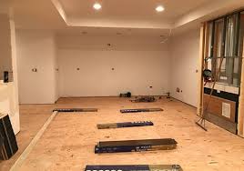Tiling is not an easy skill and. Basement Subfloor Options Dricore Versus Plywood Home Remodeling Contractors Sebring Design Build