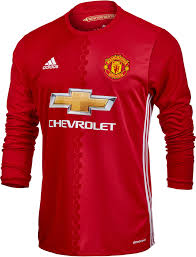 It will be worn for their first time during man utd's friendly match against manchester city in beijing, on july 25. Adidas Manchester United L S Jersey Manchester United Home Jerseys