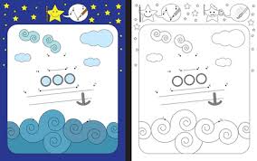Kostenlose kinderrätsel zahlen verbinden zum ausdrucken und anschließend als malvorlage ausmalen. Vorschularbeitsblatt Zum Uben Von Feinmotorik Und Erkennen Von Zahlen Verbinden Von Punkten Durch Zahlen Und Beenden Der Schiffsillustration Lizenzfrei Nutzbare Vektorgrafiken Clip Arts Illustrationen Image 80489888