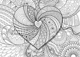Adult coloring pages to print. Hearted Shape On Floral Background Stock Vector Illustration Of Coloring Love 85758071