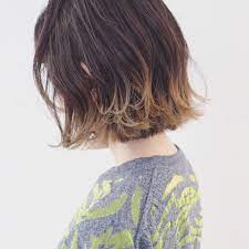 hair 三好 佳奈美さんのヘアスタイルスナップ id 432171 髪の毛カラー ヘアスタイリング バレイヤージュボブ