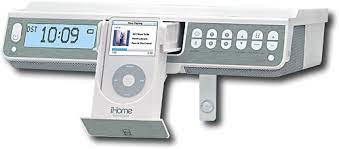 Sylvania's latest under cabinet cd clock radio now features bluetooth. Ihome Under Cabinet Radio Dock For Apple Ipod And Ipod Shuffle Ih36w Best Buy