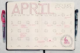 Pin On Bujo Month Layout