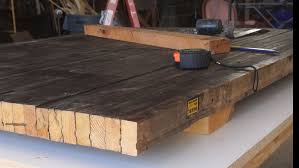 Nobody wants their living room to look like a bowling alley, but a shiny floor looks new. Diy Bowling Lane Coffee Table Modern Builds