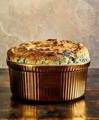 Ina Garten S Spinach Cheddar Souffle In 2020 Souffle Recipes Ina Garten Holiday Main Dish