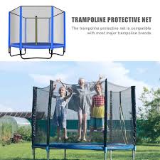 Dazu stehe bitte in der mitte des trampolins mit den füßen hüftbreit auseinander. Trampolin Sicherheit Netze Indoor Outdoor Springen Bett Anti Herbst Pe Zaun Zubehor Hause Kinder R Kommerziellen Outdoor Sicherheit Net
