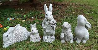 Maybe you would like to learn more about one of these? Welcome Bunny Rabbit Concrete Garden Statue Antiqued White Statues Lawn Ornaments Home Garden Worldenergy Ae