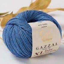 Gazzal Baby Cotton Xl Mavi Bebek Yunu 3431xl Orgu Elsa Renkler