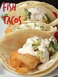 Now that grilling season is in full swing and the lazy days of summer are coming, these fish tacos will be making a more last month, i made another version of fish tacos and shared it on facebook. Fish Tacos With Honey Slaw And Creamy White Sauce
