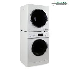 A combo washer dryer is a machine that you both wash and dry your clothes in. Equator Advanced Appliances Ew 824 N Ed 850 Stackable Compact Front Load Washer Short Dryer Walmart Com Walmart Com