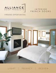 Exterior french doors and sliding glass patio doors are the most difficult exterior doors to secure. Alliance Door Products Interior French Door Canada