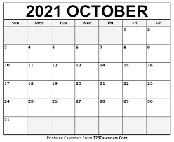 Check spelling or type a new query. Printable October 2021 Calendar Templates 123calendars Com