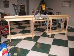 Chopsaw Table Knock Down Woodworking Saws Woodworking Garage Work Bench