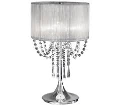 Belranga , the crystal empress. Empress 3 Light Table Lamp Chrome Finish With Crystal Glass Drops Tl970 From Easy Lighting