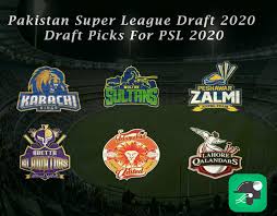 Enjoy team's squad details in the above article, we cover complete pakistan super league psl teams squads. Pakistan Super League Draft 2020 Draft Picks For Psl 2020 Psl 5