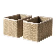 Hide your things in plain sight with storage boxes. Ikea Salnan Seagrass Basket 2 Pack Large Buy Online In Andorra At Andorra Desertcart Com Productid 31388697