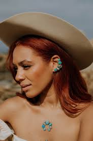 Sterling Ear Cuff Turquoise