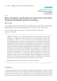 If the cat doesn't receive any treatment, the life expectancy cannot exceed 3 months and is 4 to 6 weeks on average. Pdf Roles Of Probiotics And Prebiotics In Colon Cancer Prevention Postulated Mechanisms And In Vivo Evidence