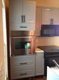 Result Of Modified Oven Cabinet Oven Cabinet Wall Oven Ikea Wall