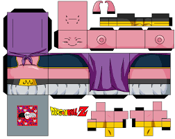 Majin Boo By Guitar6god Paper Toys Template Dragon Ball Goku Ssjg