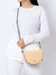 Coach C2857 Colorblock Ellen Crossbody Vanilla Cream Multi