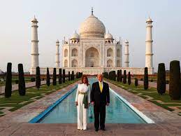 Best places and location tips to photograph the iconic taj mahal in agra india. Prez Donald Trump Visits Taj Mahal Says America Loves India The Economic Times