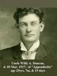 William Alexander Duncan (1887-1917)