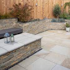 #garden #lawn #wall #woodenwall #fence #gardenfence #travisperkins. Paving Walling Garden Borders Slabs Bricks Travis Perkins