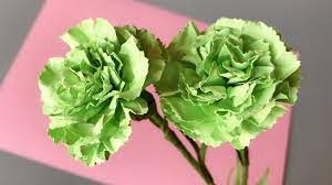 Abc Tv How To Make Carnation Paper Flower Craft Tutorial Youtube Paper Flowers Flower Crafts Paper Flowers Craft