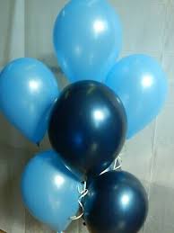 Navy Blue Balloons Light Blue Balloons Balloon Bouquet Birthday Party Balloon Ebay