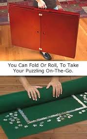 Maybe you would like to learn more about one of these? Amazon Com Bits And Pieces Standard Size Wooden Puzzle Plateau Smooth Fiberboard Work Surface Four Slidin Round Jigsaw Puzzles Puzzle Storage Puzzle Table