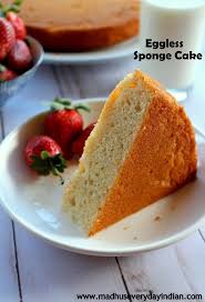 Eggless Vanilla Cake With Yogurt Sponge Cake Madhu S Everyday Indian Recipe Sponge Cake Recipes Eggless Vanilla Sponge Cake Eggless Baking
