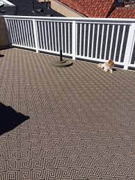 These indoor outdoor carpet tiles are extremely durable. Indoor Outdoor Carpet For Roof Deck Hemphill S Rugs Carpets Portfolio