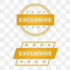 Exclusive Gold Label Emblem Template Exclusive Gold Template Png And Vector With Transparent Background For Free Download In 2021 Graphic Design Elements Templates Gold Labels