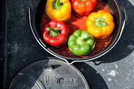 Gefullte Paprika Im Dutch Oven Top Rezept Aufgetischt Net Rezept In 2020 Gefullte Paprika Rezept Gefullte Paprika Paprika