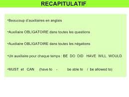 (=est en train de tout changer) this technology is changing everything present ing action rpte, habituelle quand on pousse le levier vers lavant, le camion acclre. Grammaire Anglaise Les Auxiliaires Anglais