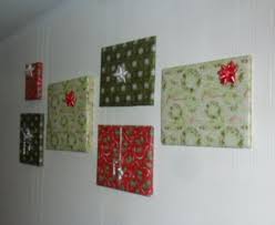 Wrap Your Picture Frames Like Gifts With Christmas Wrapping Paper And Hang Them Back Christmas Picture Frames Christmas Decorations Apartment Christmas Frames