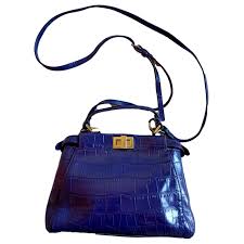 #phoebe bridgers #daniel johnston #peek a boo #audio #this cover kills me and has never left my mind since #rest in peace daniel. Fendi Peekaboo Crocodile Handbags Exotic Leather Purple Ref 173470 Joli Closet