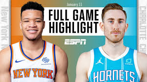 Share all sharing options for: New York Knicks Vs Charlotte Hornets Full Game Highlights Nba On Espn The Global Herald