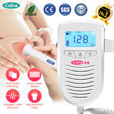 Cofoe Fetal Doppler Ultrasound Baby Heartbeat Detector Home Pregnant Doppler Baby Heart Rate Monitor Pocket Doppler Monitor 3 0m Thebestbuystores