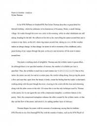 Poem In October Anaylsis Research Paper