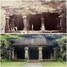 The Elephanta Cave Temples located in ...