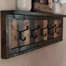 Rustic Coat Rack With Shelf Entryway Coat Rack With Shelf Bathroom Towel Rack With Shelf Farmhouse Zimmereinrichtung Anleitungen Fur Augenmakeup Ablage