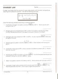 As the piston moves  ideal gas law gizmo answer key pdf. Charles Law Worksheet Answers Worksheet List