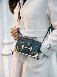 Gardrop Kedisi Ikonik Canta Prada Cahier Moda Stilleri Prada Prada Cantalar